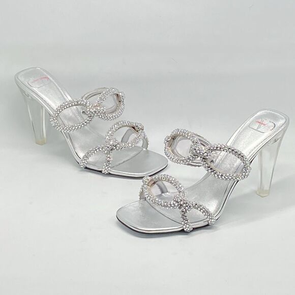 Valentino Garavani Chain 1967 embellished heel sandals size 36.5 - Picture 1 of 16